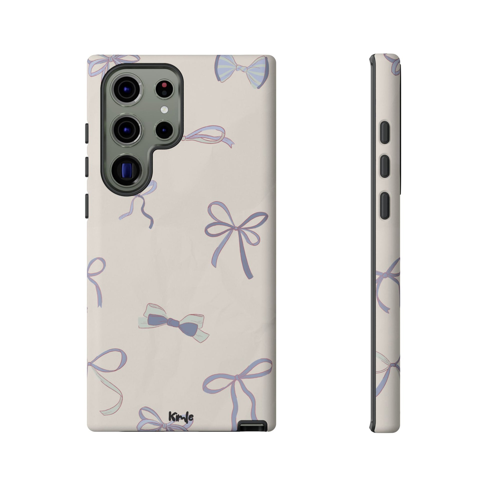 Blue Bow Pattern Phone Case | Tough Cases