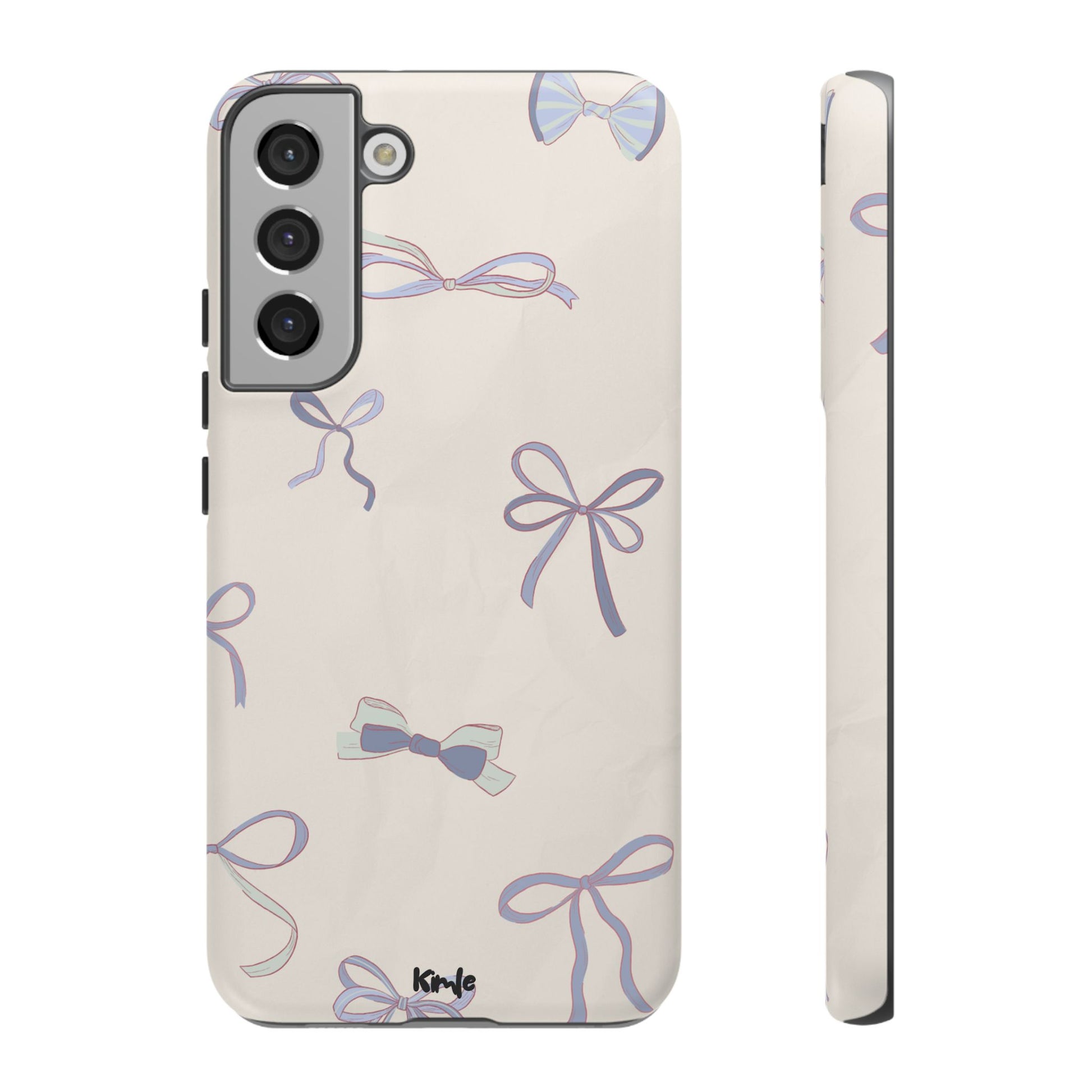 Blue Bow Pattern Phone Case | Tough Cases