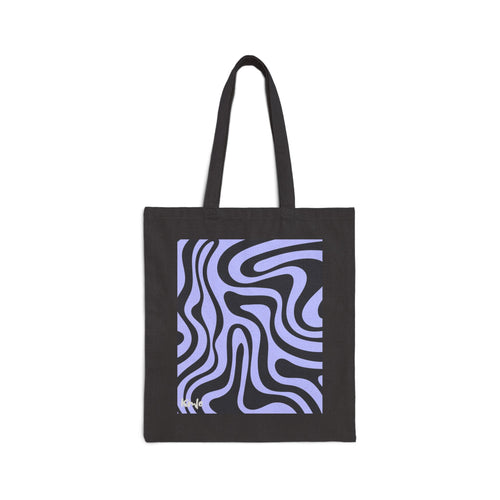Abstract Wave Cotton Tote Bag